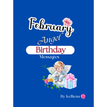 将图片加载到图库查看器，Digital Angel Birthday Messages for February
