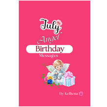 将图片加载到图库查看器，Digital Angel Birthday Messages for July
