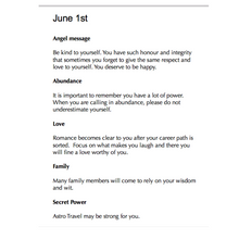 Load image into Gallery viewer, Digital Angel Birthday Messages for June
