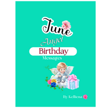 Cargar imagen en el visor de la galería, Digital Angel Birthday Messages for June
